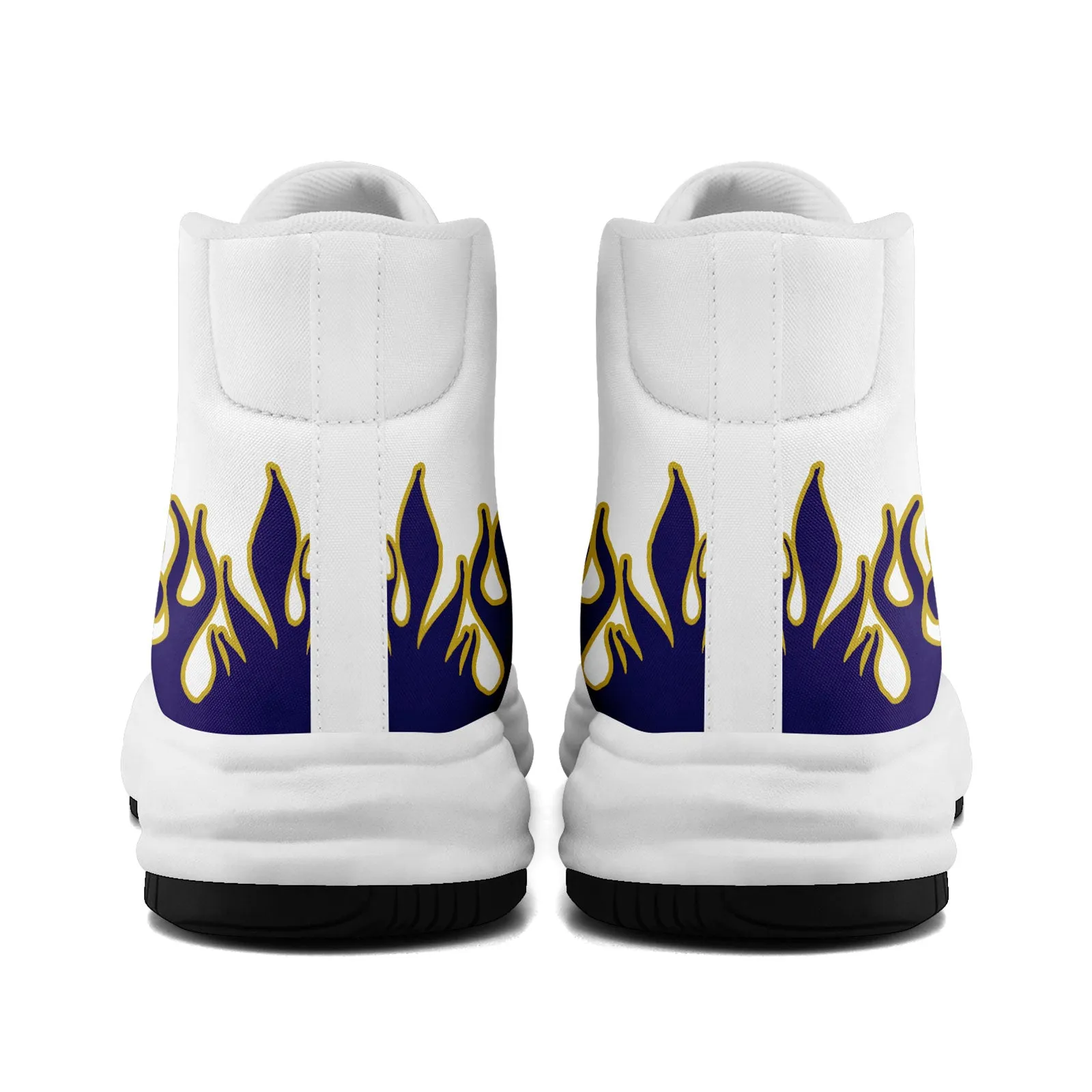 Custom White Purple Baltimore Firesoul Shoes Personalized Sneaker FN039-D020272-2