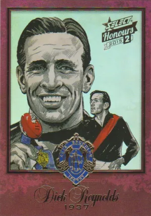 Dick Reynolds, BSK62, Brownlow Sketch, 2014 Select AFL Honours 2