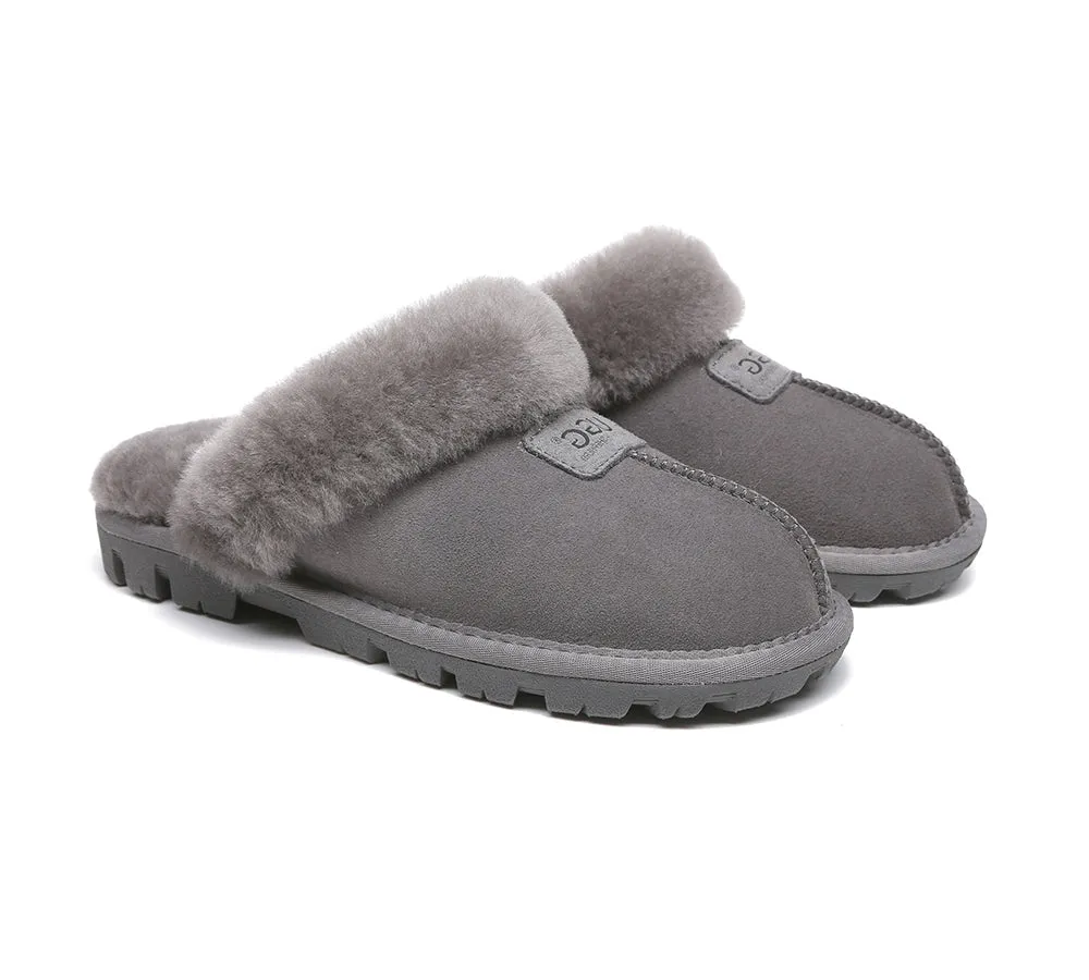 Double Face Sheepskin Wool Home Slippers Suzie Scuff