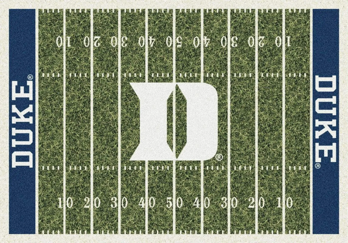 Duke Blue Devils Milliken Football Home Field Novelty Area Rug