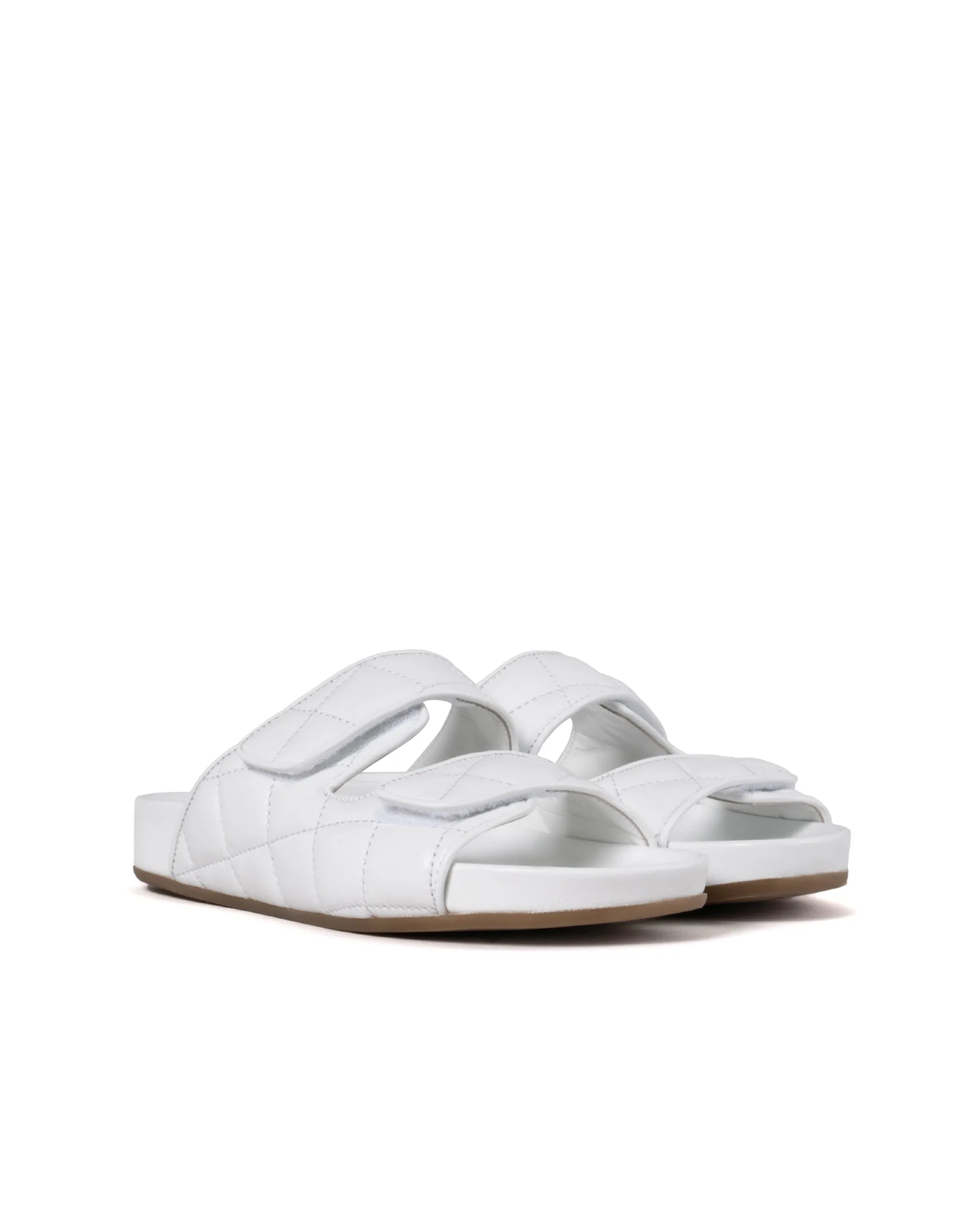 ENNEQUADRO | NAPPA QUILTED SANDALS