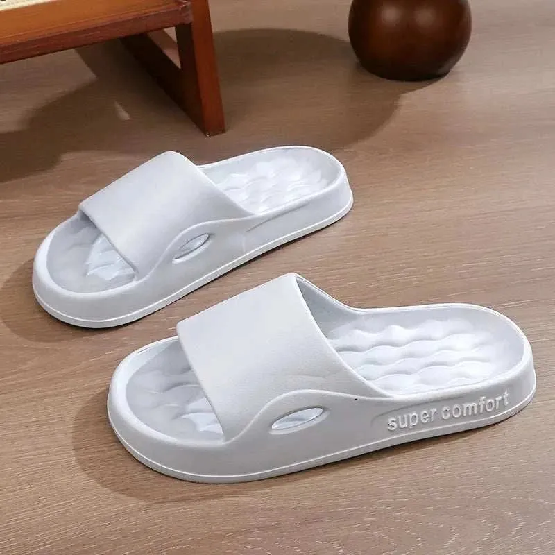 Fashion Men's Summer Ligtweight EVA Indoor Home Sandals Slippers Shoes Men Slippers Outdoor Students Women Comfortable Slides