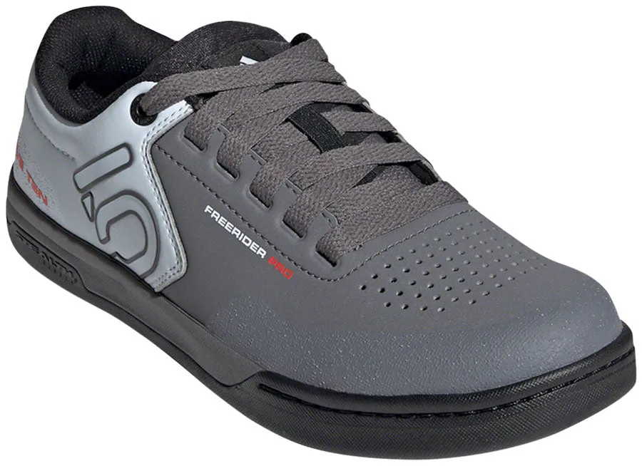 Five Ten Freerider Pro Flat Shoe  -  Men's, Grey Five / Cloud White / Halo Blue