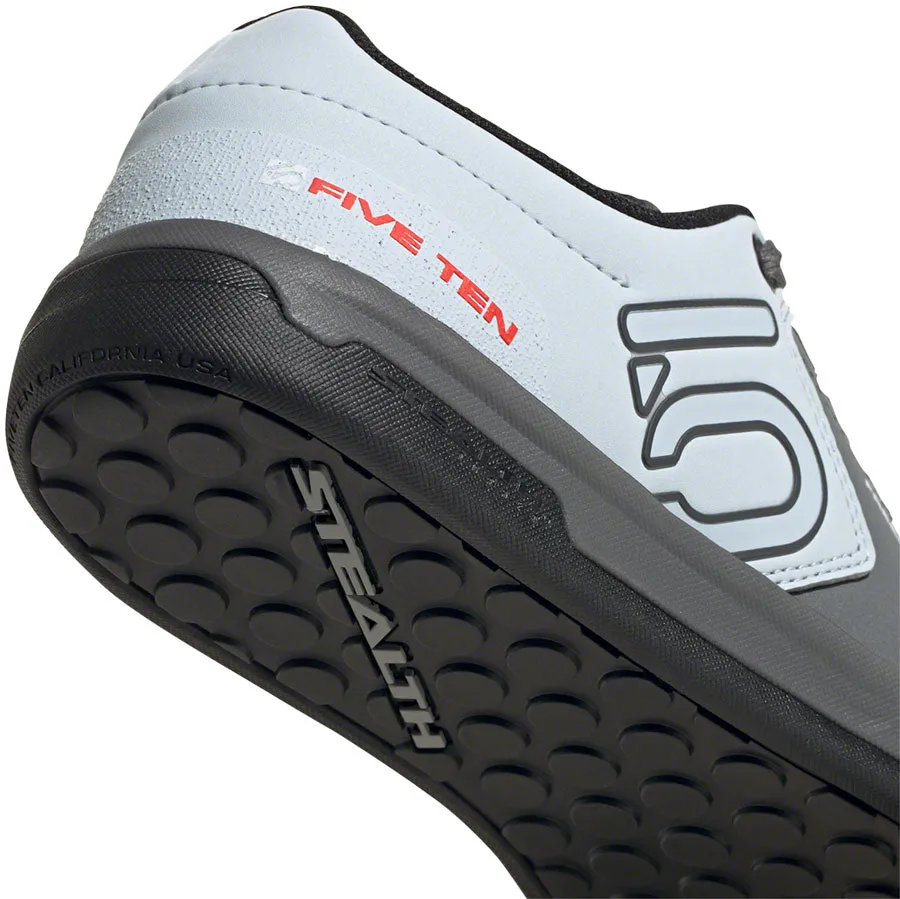 Five Ten Freerider Pro Flat Shoe  -  Men's, Grey Five / Cloud White / Halo Blue