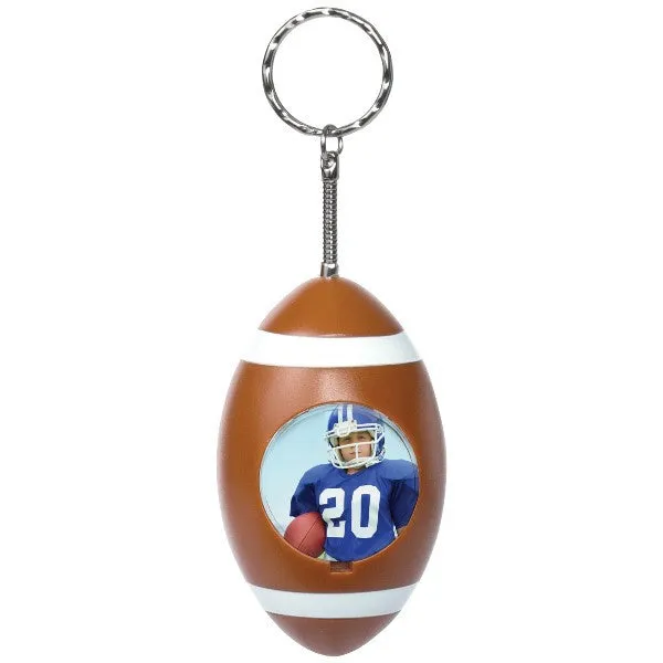 Football Photo Snap-in Keychains - 12 Pack