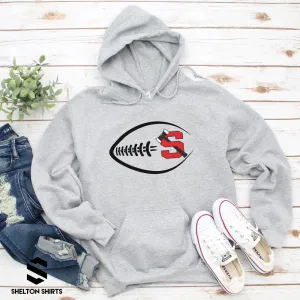 Football with School Logo Shirt