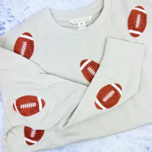 Fuzzy Football Sweatshirt