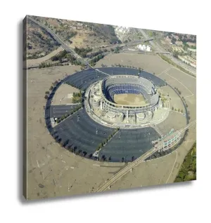 Gallery Wrapped Canvas, Aerial View Of Qualcomm Stadium San Diego