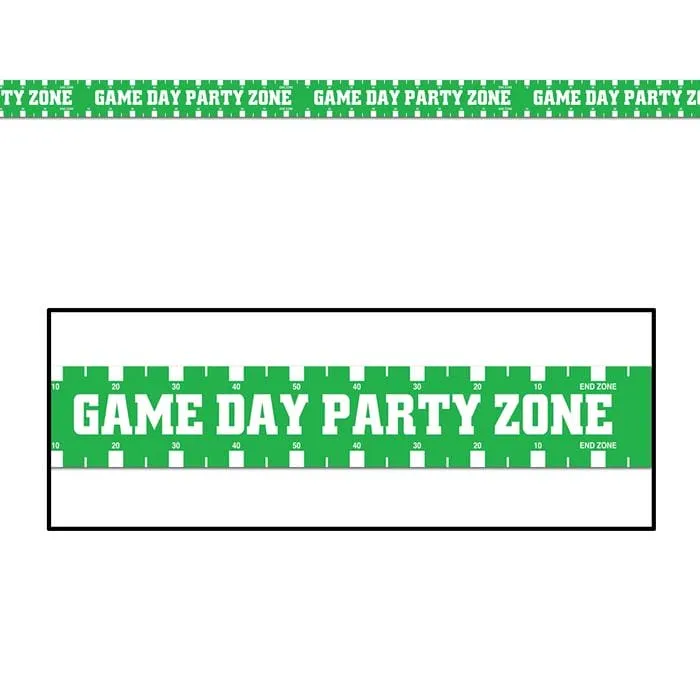 Game Day Party Zone Poly Tape