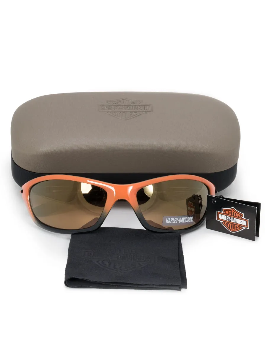 Harley Davidson Rectangle Sunglasses HDS0616 OR 1F 62