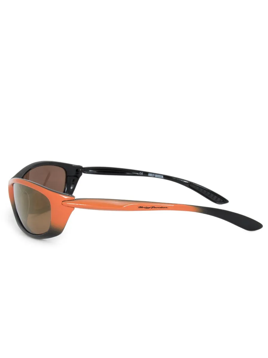 Harley Davidson Rectangle Sunglasses HDS0616 OR 1F 62