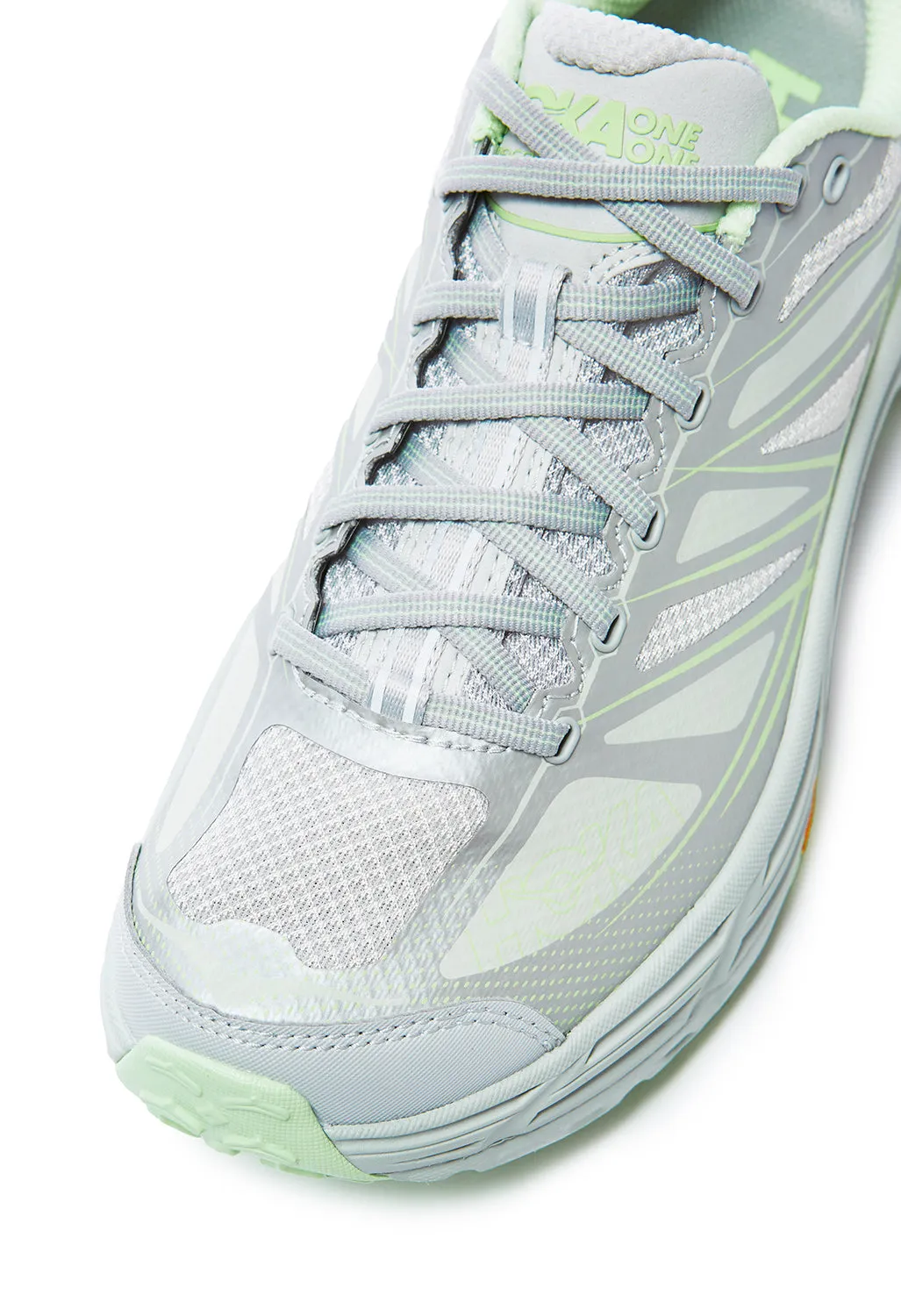 Hoka Unisex Mafate Speed 2 Trainers - Mercury / Harbor Mist