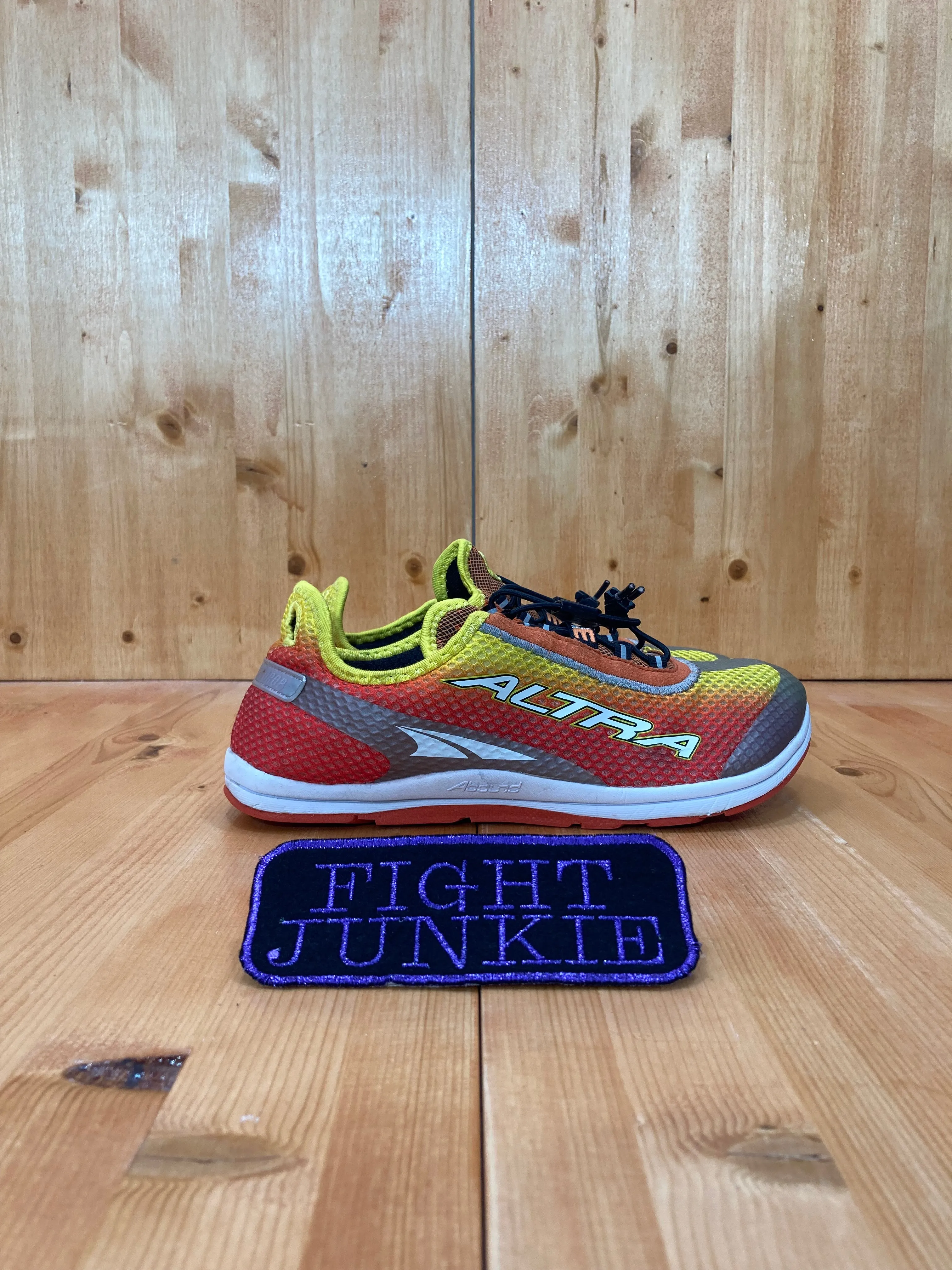 HTF 2013 ALTRA 3 SUM ZERO DROP Men Size 9 Contour Running Shoes Sneakers Orange & Yellow A1224-1