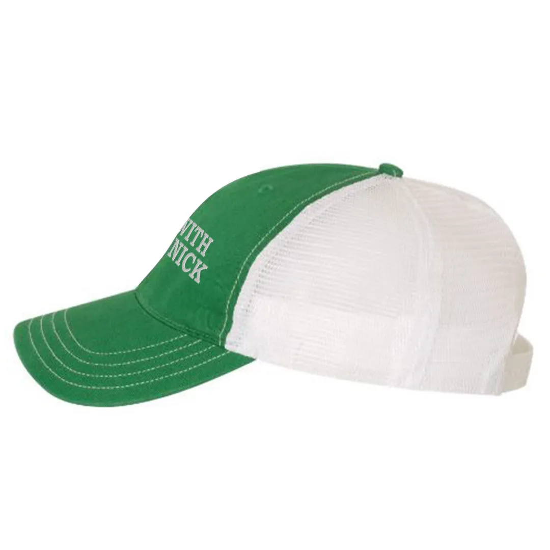 I Ride With Philly Nick Kelly Green Trucker Dad Hat | Philadelphia Football