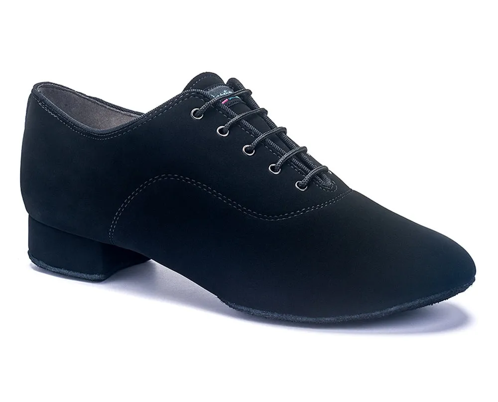 International Dance Shoes, Contra Pro, Black Nubuck, 1” Heel