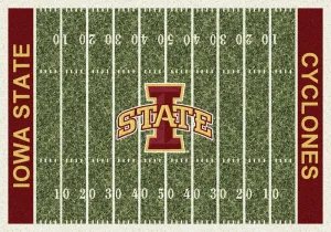 Iowa State Cyclones Milliken Football Home Field Novelty Area Rug