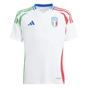 Italy 2024 Adidas Away Junior Jersey  White