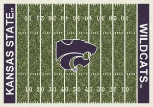 Kansas State Wildcats Milliken Football Home Field Novelty Area Rug