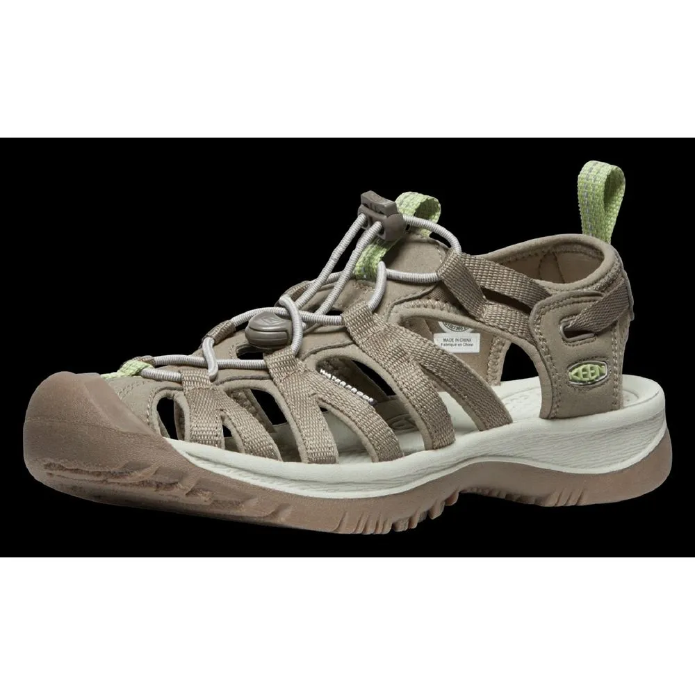 KEEN 1027365 Whisper Sandals for Ladies - Timberwolf/Tarragon - 10M