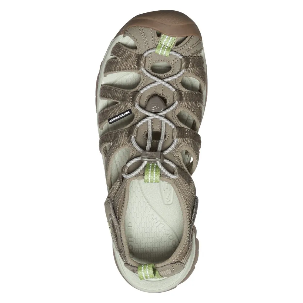 KEEN 1027365 Whisper Sandals for Ladies - Timberwolf/Tarragon - 10M