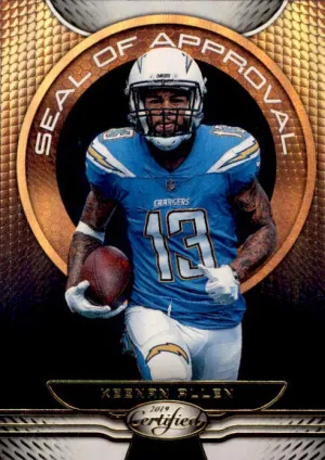 Keenan Allen, Seal of Approval, Gold Team, 2019 Panini Certified Football NFL