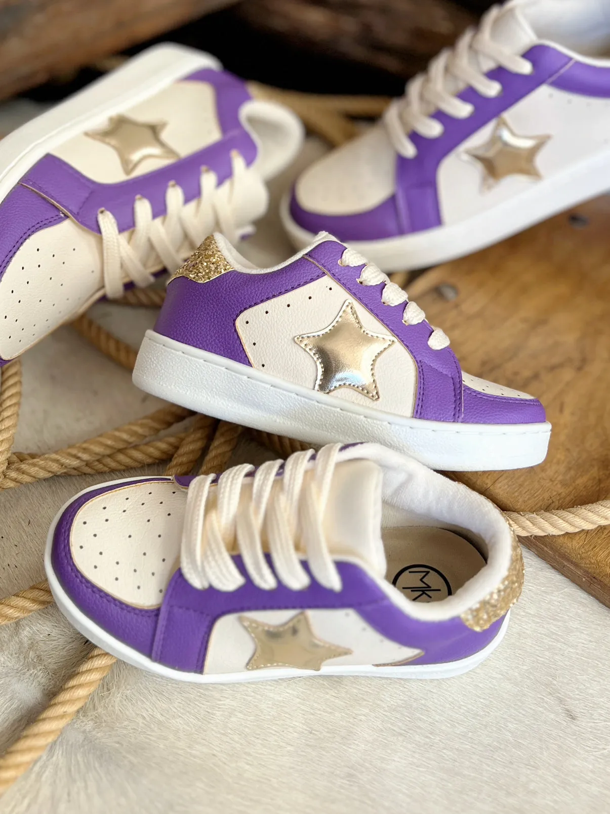 Kids Purple Gameday Sneakers