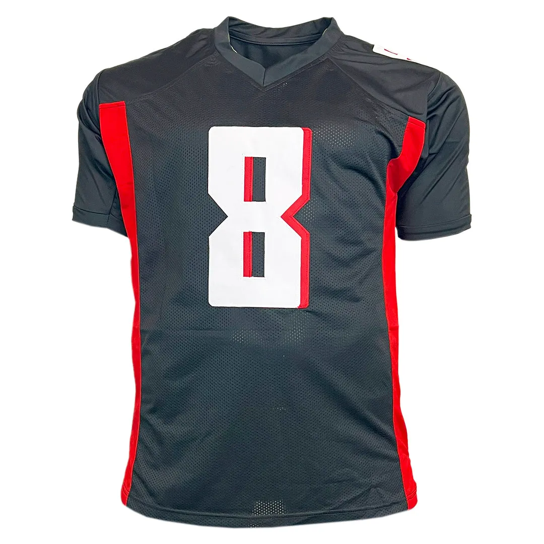 Kyle Pitts Signed Atlanta Black Football Jersey (Beckett)