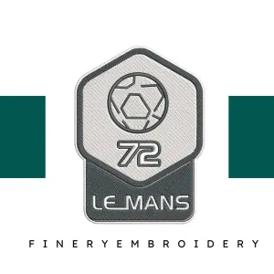 Le Mans Football Team: Embroidery Design