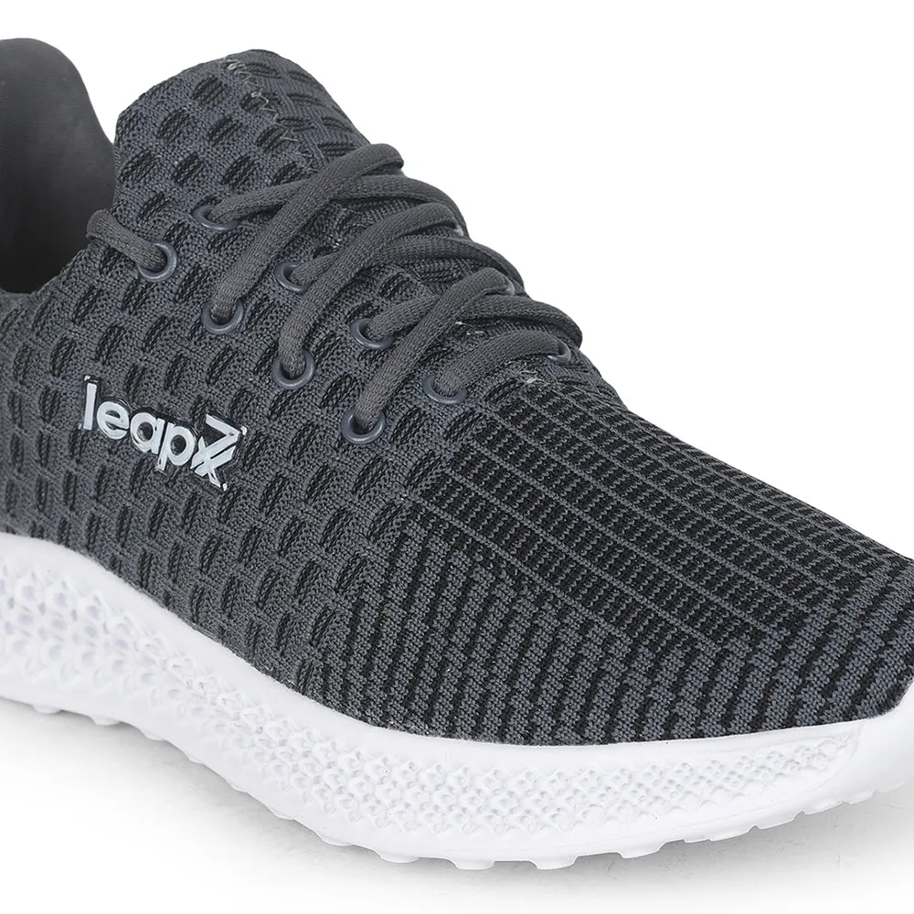 Leap7x Lacing Sports Shoes For Men (Grey) ASTON-2 By Liberty