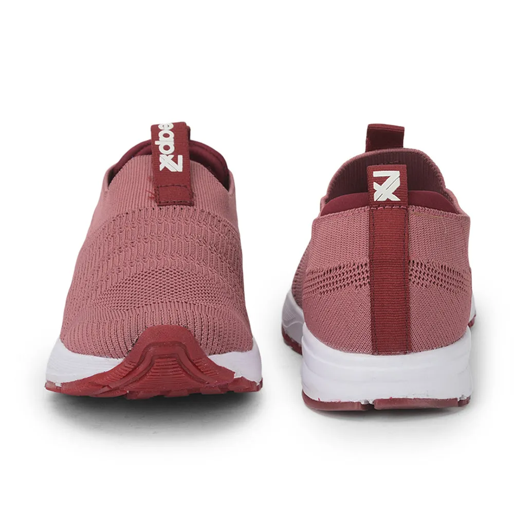 Leap7x Non Lacing Sports Shoes For Ladies (Peach) PERTH-10 By Liberty