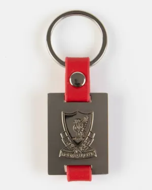 LFC Crest Leather Link Keyring MULTI