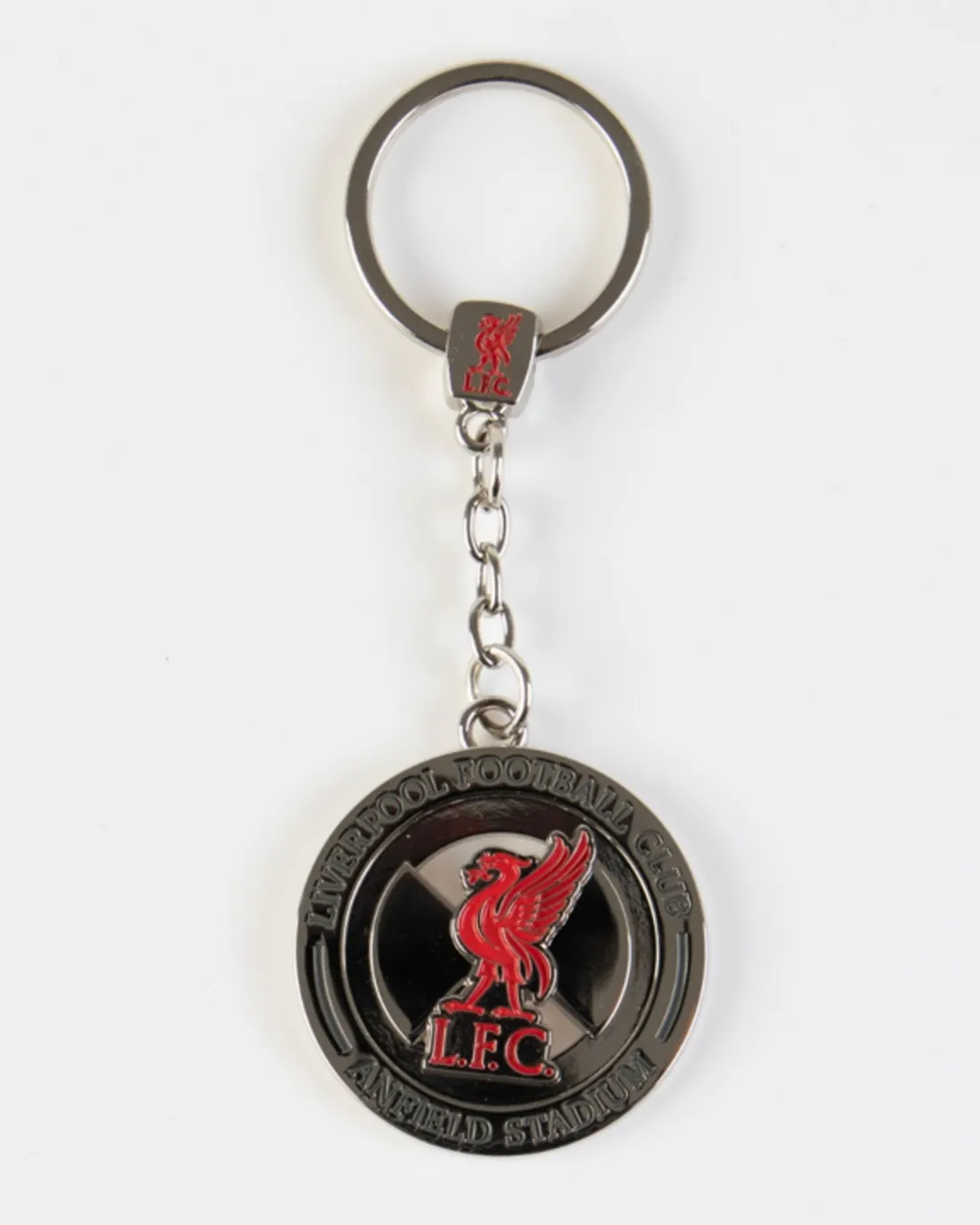 LFC Liverbird Spinner Keyring MULTI