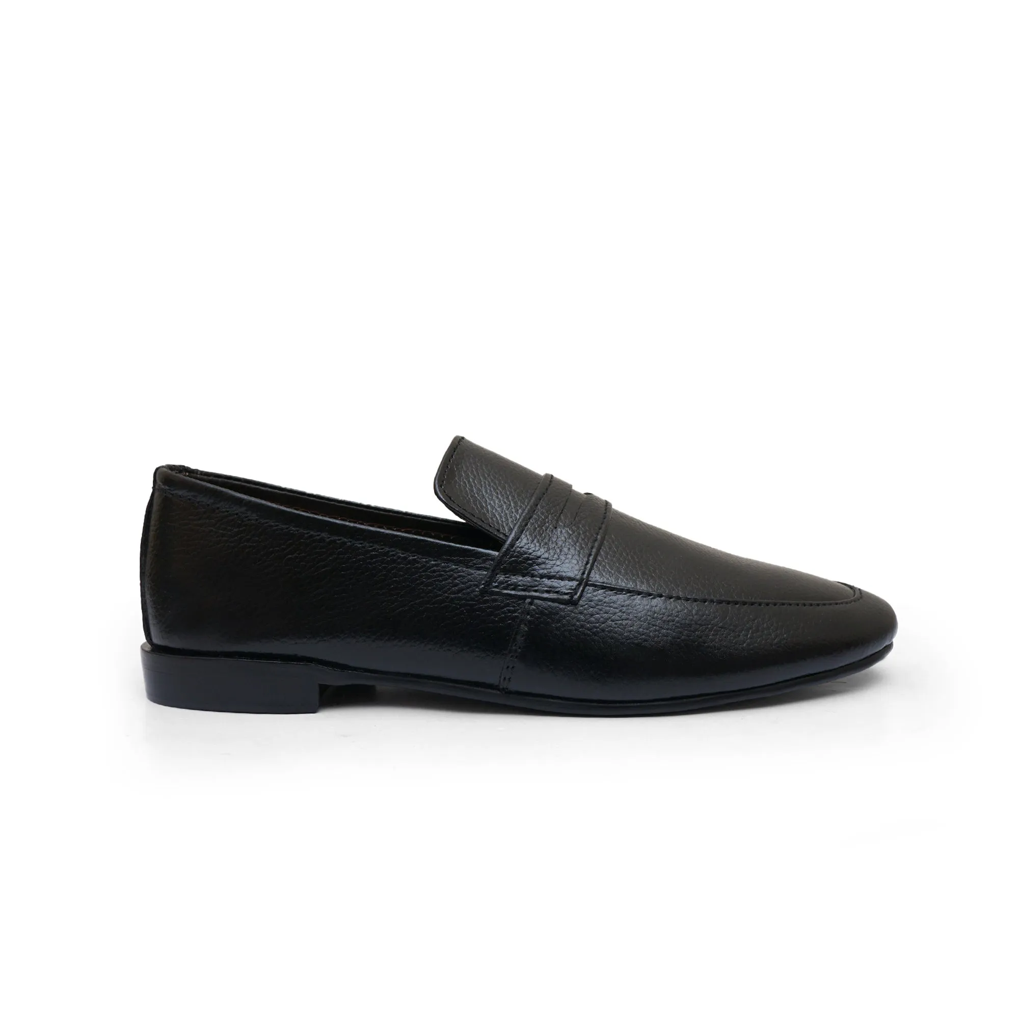 LS Pure Leather Handmade Mild Black Formal Shoes LS-0821