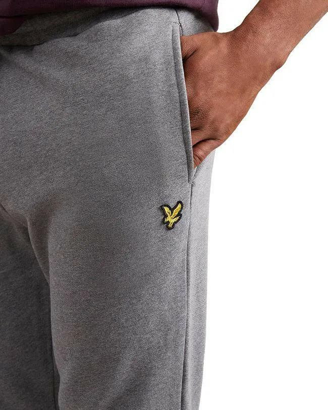 Lyle and Scott Mens Skinny Sweatpant Mid Grey Marl