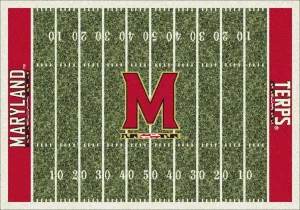 Maryland Terrapins Milliken Football Home Field Novelty Area Rug