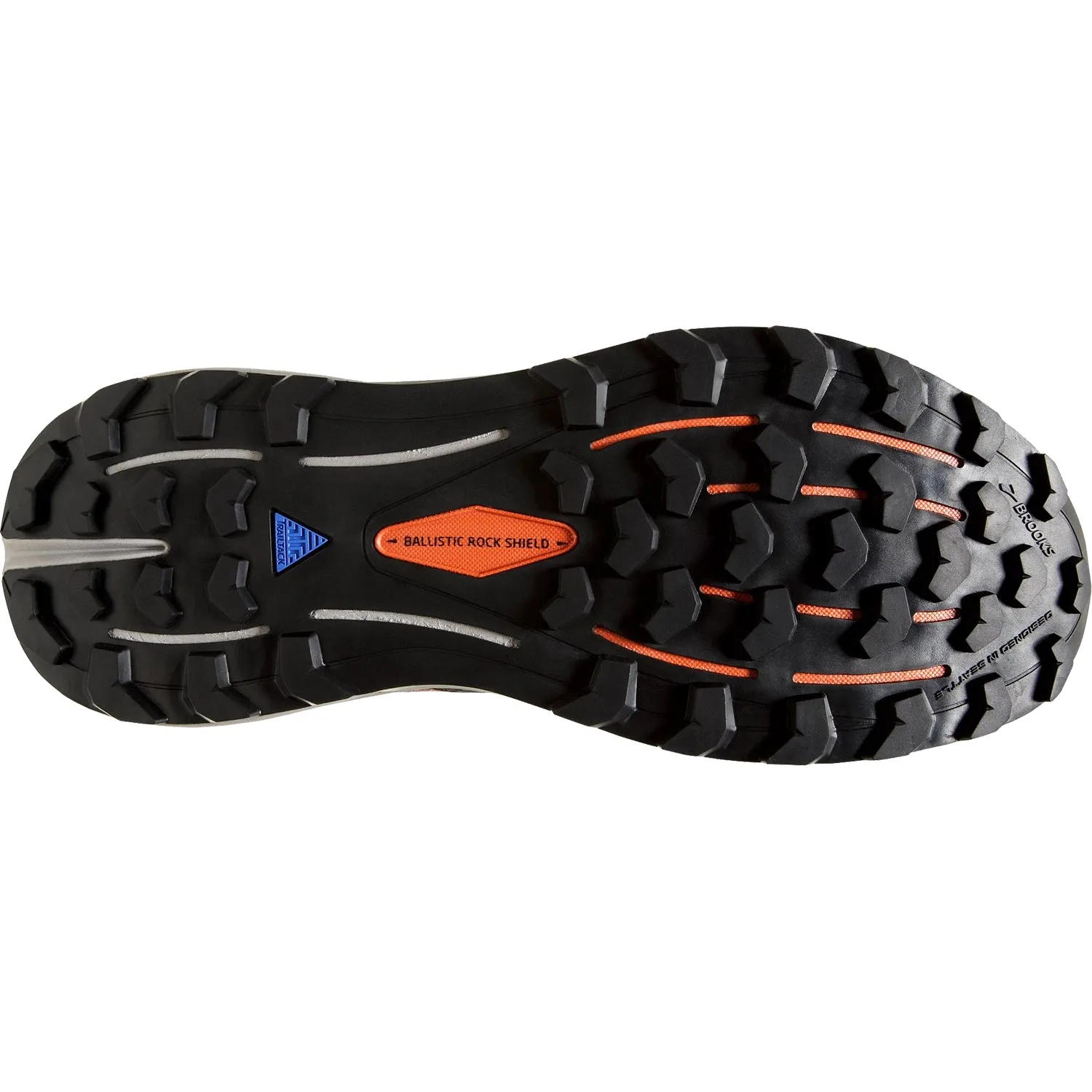 Men's Brooks Cascadia 16 GTX Black/Ebony/Cinnabar Mesh