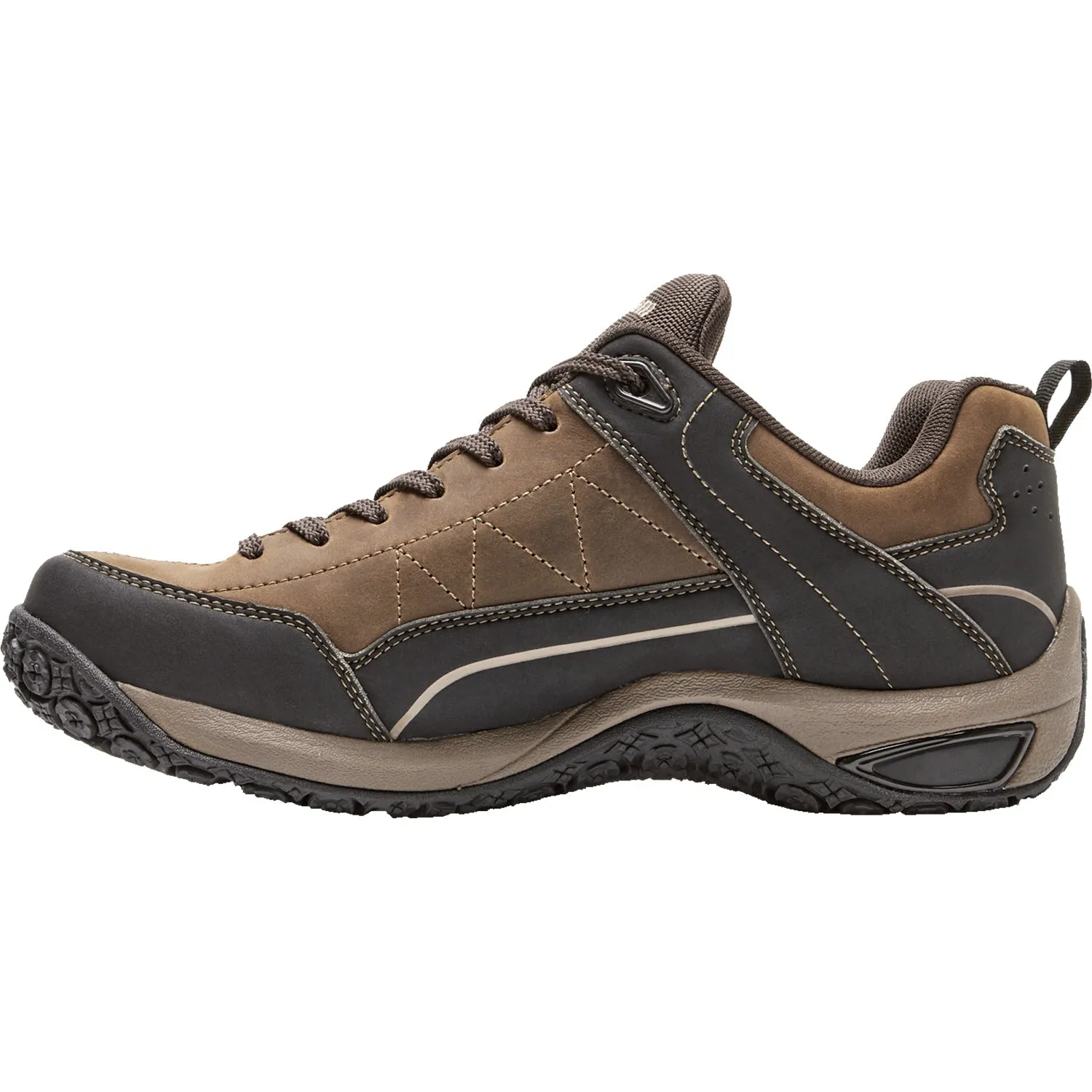 Men's Dunham Cloud Plus Lace-Up Trekker Brown Leather