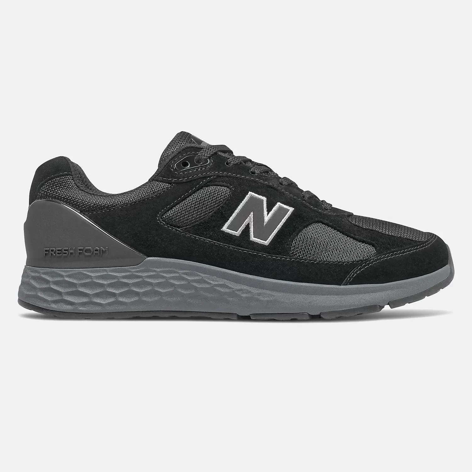 Mens Wide Fit New Balance MW1880 Walking Trainers - Black