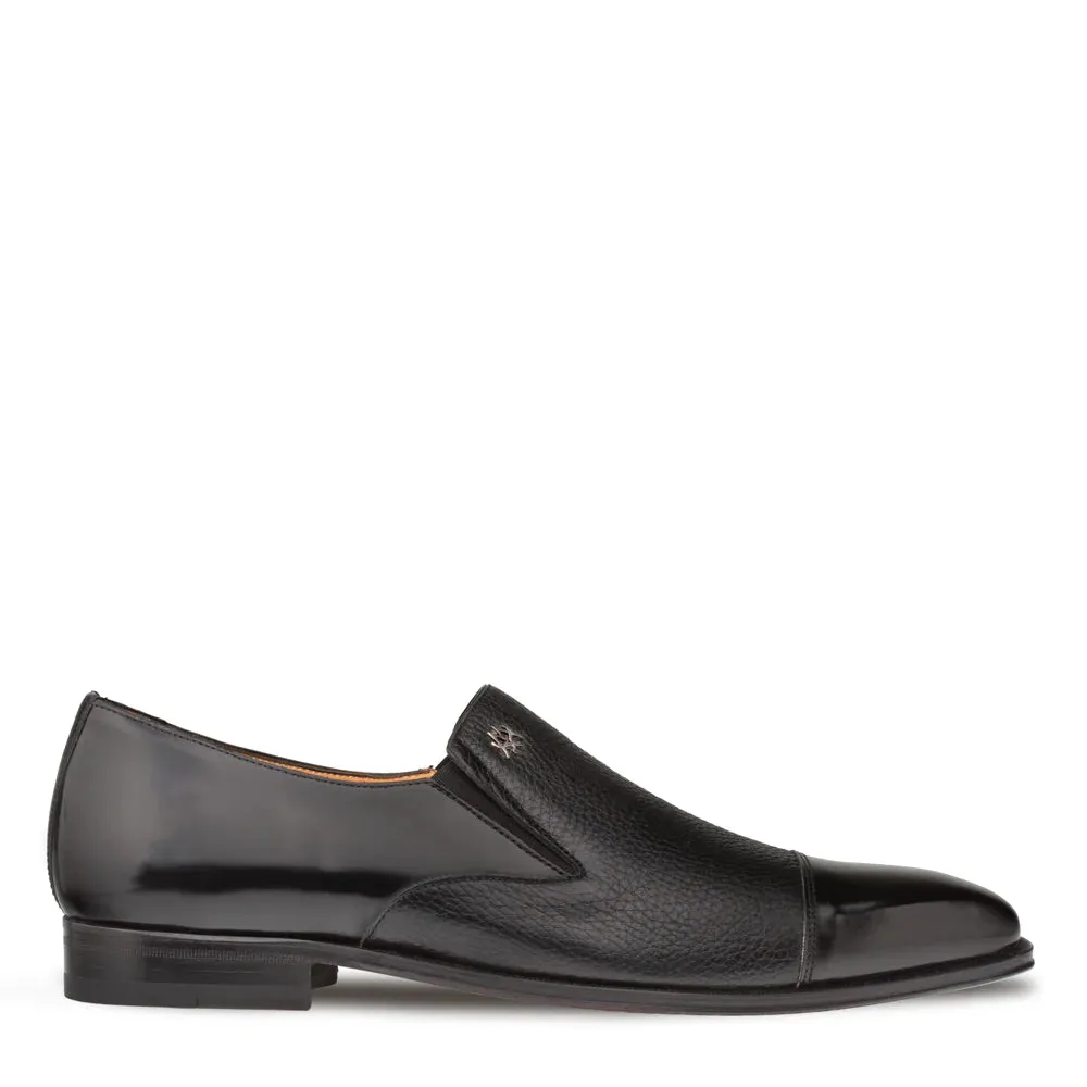 Mezlan Milani Slip on Italian Loafer Shoe-Black