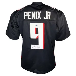 Michael Penix Jr. Signed Atlanta Black Football Jersey (Beckett)