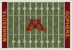 Minnesota Golden Gophers Milliken Football Home Field Novelty Area Rug