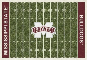 Mississippi State Bulldogs Milliken Football Home Field Novelty Area Rug