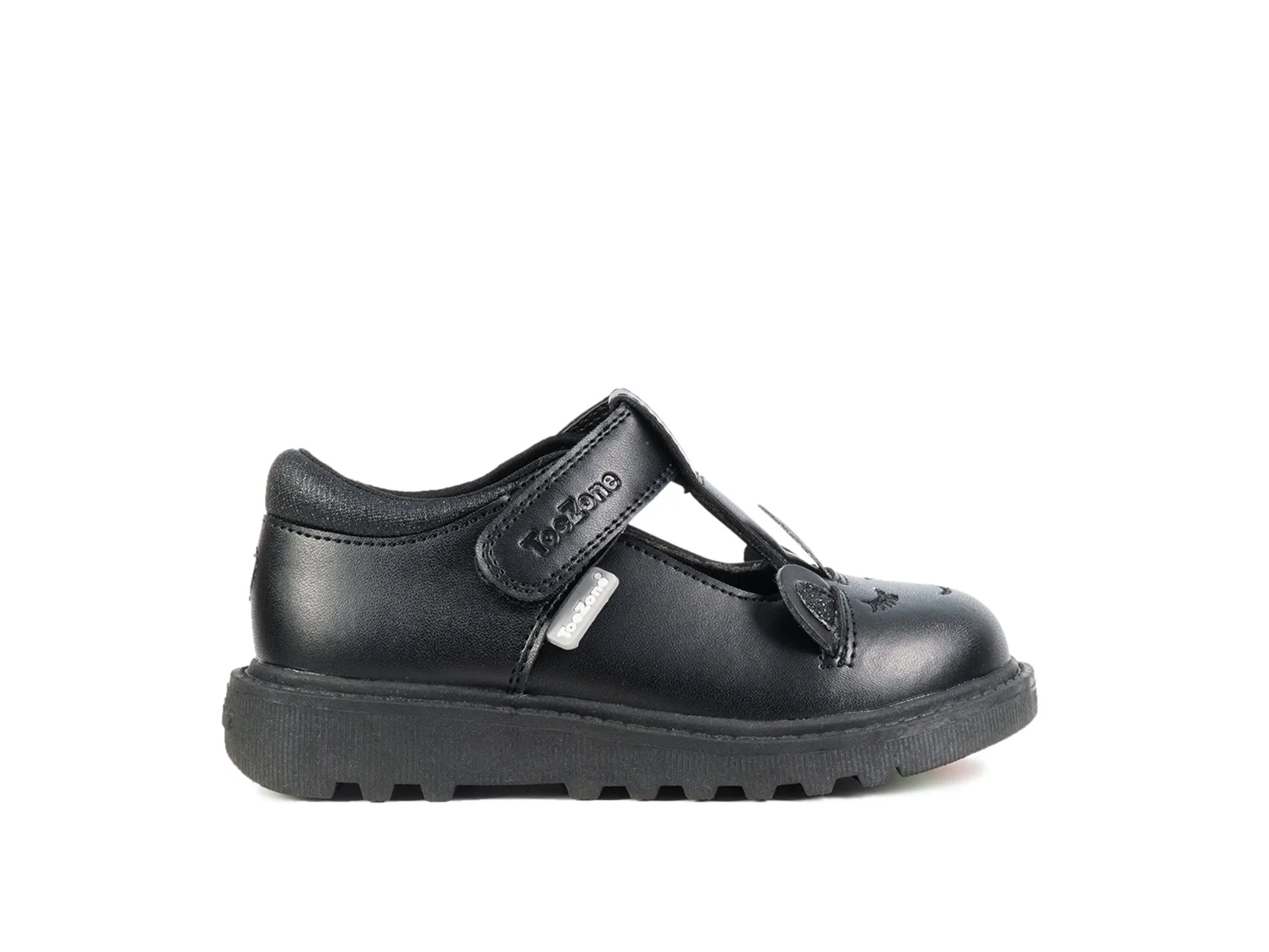 MOON - Vegan Unicorn T-Bar School Shoes