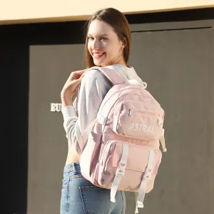 Multi-Style Solid Color Backpack Nordic Simple Tooling Style Fashion Backpack Outdoor Travel Casual and Lightweight Backpack