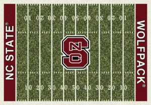 NC State Wolfpack Milliken Football Home Field Novelty Area Rug