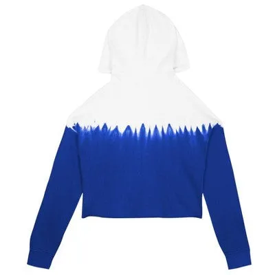 NFL New York Giants Girls' Crop Hooded Sweatshirt