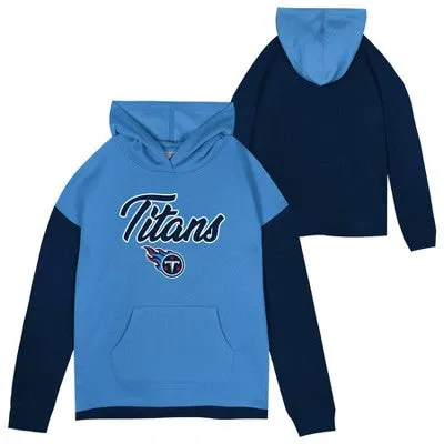 NFL Tennessee Titans Girls' Fleece Hooded Sweatshirt