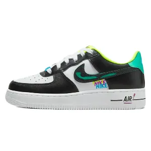 Nike Air Force 1 LV8 sneakers, white/black/green