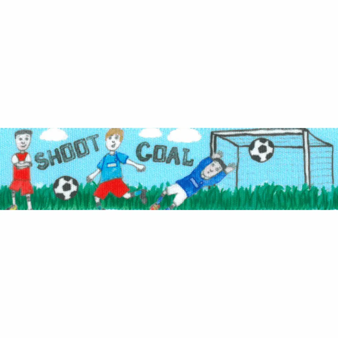 Novelty Party Ribbon - FOOTBALL GOAL!