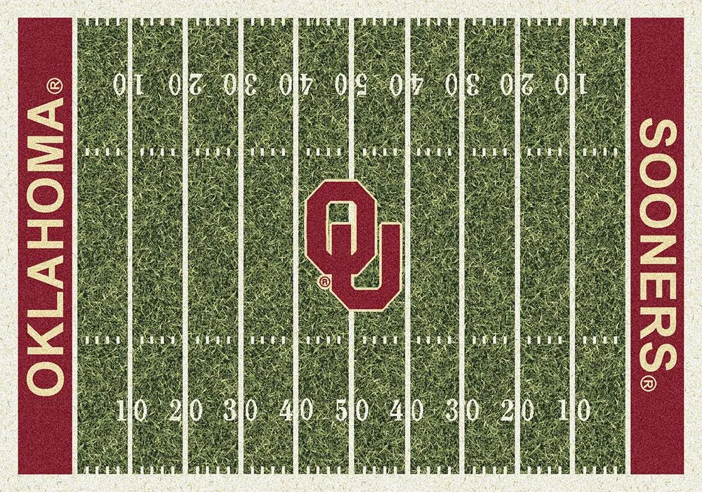 Oklahoma Sooners Milliken Football Home Field Novelty Area Rug